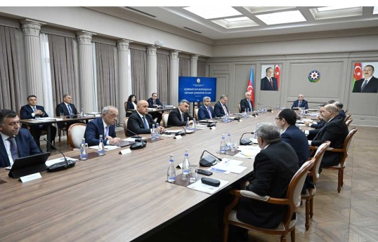 İqtisadi Şuranın aqrar sahənin inkişafına həsr olunmuş iclası keçirilib