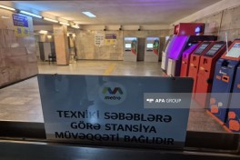 Bakı Metropoliteninin fəaliyyəti bərpa olunub - YENİLƏNİB  - FOTO 