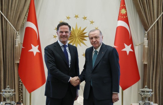 NATO Baş katibi Mark Rutte, Türkiyə Prezidenti Rəcəb Tayyib Ərdoğan