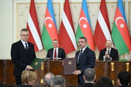 Azərbaycan-Latviya sənədləri mübadilə edilib - YENİLƏNİB 