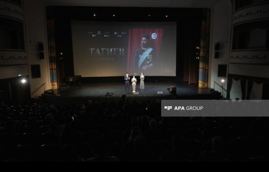 Moskvada “Tağıyev: Neft” bədii filminin təqdimatı keçirilib - FOTO 