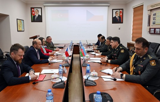 Azərbaycanla Çexiya hərbi əməkdaşlıq planı imzalayıb