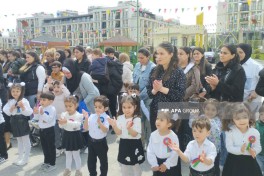 Füzuli şəhərində yeni tikilmiş uşaq bağçasının açılışı olub - FOTO  - YENİLƏNİB 
