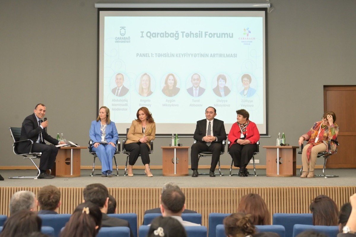 Qarabağ Universitetində I Qarabağ Təhsil Forumu öz işinə başlayıb