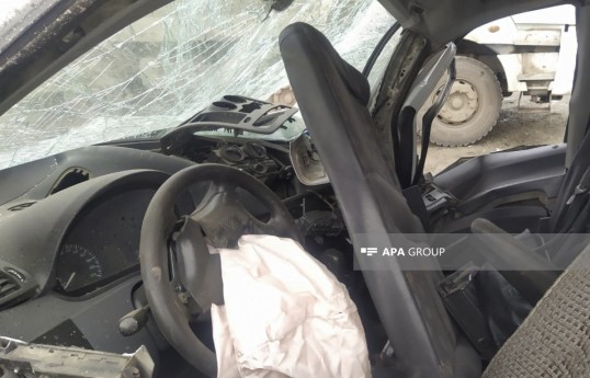 Şəkidə avtomobil ağaca çırpılıb, 68 yaşlı qadın ölüb