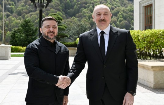 Ukrayna Prezidenti Volodimir Zelenski, Azərbaycan Respublikasının Prezidenti İlham Əliyev