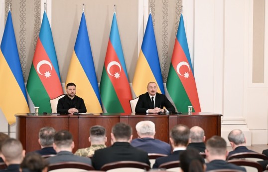 Prezident İlham Əliyev: Ukrayna ilə əməkdaşlığımızın çox güclü siyasi təməli var