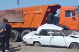 Ağcabədidə qəza: 1 ölü, 4 yaralı