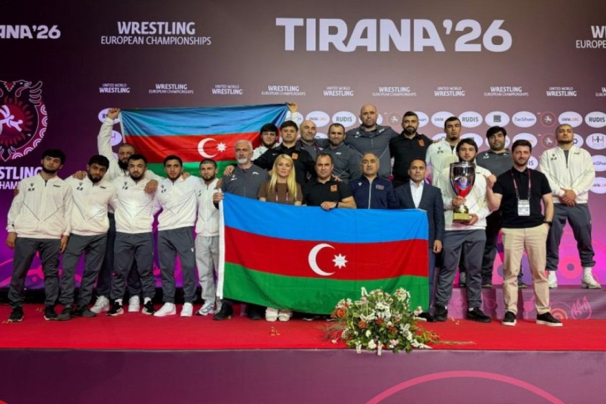 Sərbəst güləş üzrə Azərbaycan millisi 6-cı dəfə Avropa çempionu olub