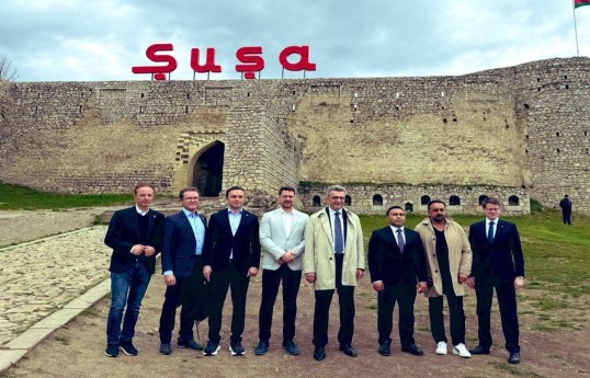 Almaniya Bundestaqının nümayəndə heyəti Şuşa və Xankəndi şəhərlərində olub