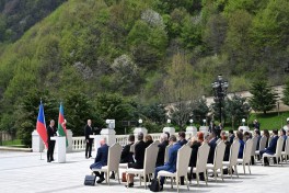Prezident İlham Əliyev və Çexiyanın Baş naziri Andrey Babiş mətbuata bəyanatlarla çıxış ediblər - FOTO  - YENİLƏNİB 