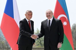 Prezident İlham Əliyev və Çexiyanın Baş naziri Andrey Babiş mətbuata bəyanatlarla çıxış ediblər - FOTO  - YENİLƏNİB 