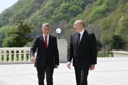Prezident İlham Əliyev və Çexiyanın Baş naziri Andrey Babiş mətbuata bəyanatlarla çıxış ediblər - FOTO  - YENİLƏNİB 