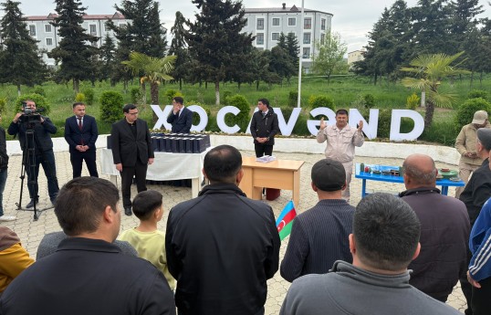 Növbəti köç karvanı Xocavənd şəhərinə və Xanoba kəndinə çatıb, açarlar təqdim edilib - YENİLƏNİB  - FOTO 