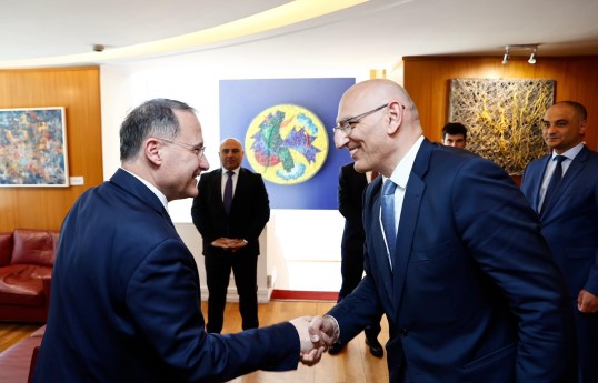 İtaliyanın xarici işlər nazirinin müavini Edmondo Çirielli və Azərbaycan Prezidentinin xüsusi tapşırıqlar üzrə nümayəndəsi Elçin Əmirbəyov