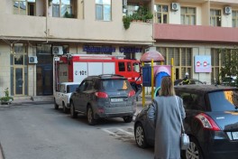 Bakıda yaşayış kompleksində şərti yanğın təlimi keçirilib - VİDEO 
