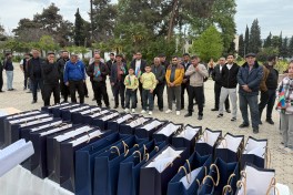 Növbəti köç karvanı Xocavənd şəhərinə və Xanoba kəndinə çatıb, açarlar təqdim edilib - YENİLƏNİB  - FOTO 