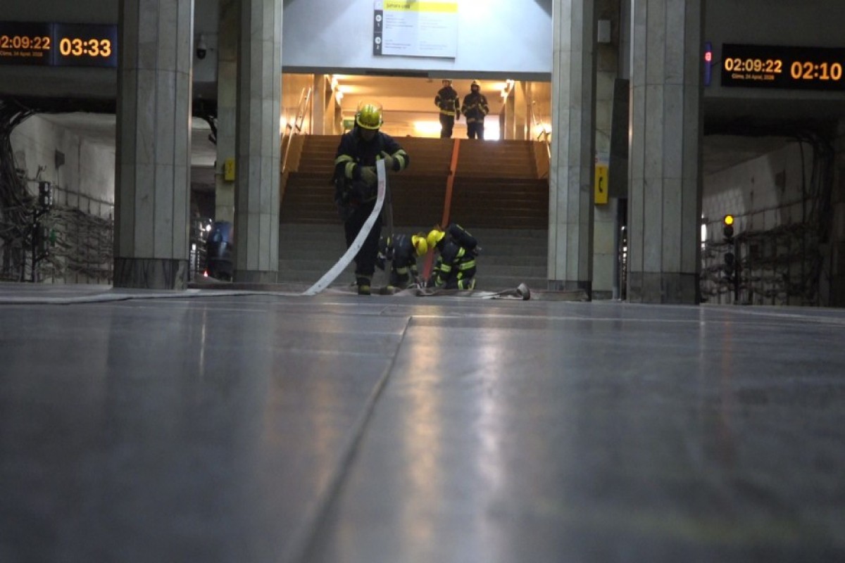 FHN metroda təlim keçirib - VİDEO 