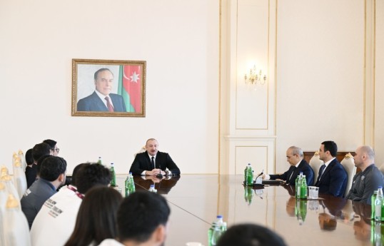 Dövlət başçısı: Əminəm ki, gələcəkdə də qızlar qızıl medal qazanacaqlar, mən buna şübhə etmirəm