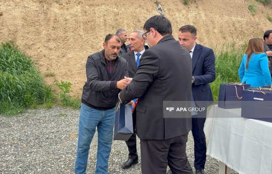 Növbəti köç karvanı Xocavənd kəndinə çatıb, açarlar təqdim edilib - YENİLƏNİB-1  - FOTO 