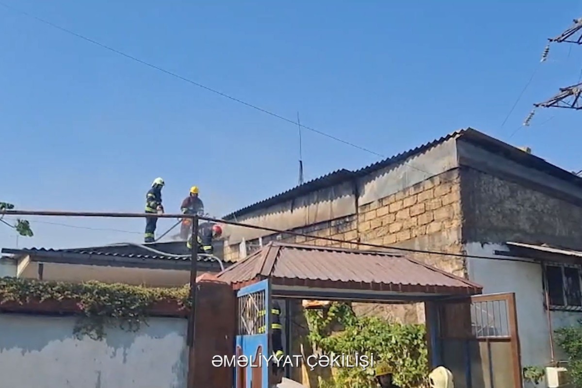 Sumqayıtda yanğın olub - <span class="red_color">VİDEO