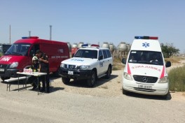 Dövlət Yanğından Mühafizə Xidməti Sumqayıtda zavodda yanğın-taktiki təlim keçirib
