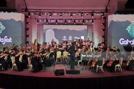 XV Qəbələ Beynəlxalq Musiqi Festivalının təntənəli bağlanış konserti keçirilib - FOTO 