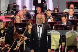 XV Qəbələ Beynəlxalq Musiqi Festivalının təntənəli bağlanış konserti keçirilib - FOTO 