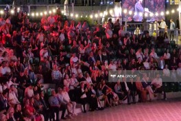 XV Qəbələ Beynəlxalq Musiqi Festivalının təntənəli bağlanış konserti keçirilib - FOTO 