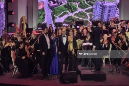 XV Qəbələ Beynəlxalq Musiqi Festivalının təntənəli bağlanış konserti keçirilib - FOTO 