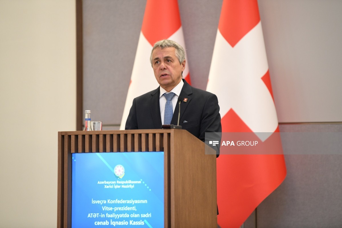 İsveçrə Konfederasiyasının federal xarici işlər naziri, ATƏT-in fəaliyyətdə olan sədri İqnatsio Kassis