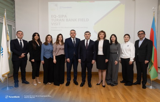 TuranBank beynəlxalq əməkdaşlıq çərçivəsində gender bərabərliyinə dair strateji layihəni yekunlaşdırıb
