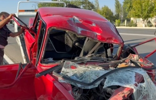 Naxçıvanda yol qəzasında 3 nəfər xəsarət alıb - FOTO 