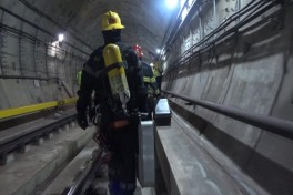 FHN metroda birgə təlim keçirib - VİDEO 