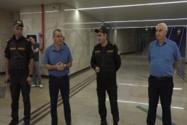 FHN metroda birgə təlim keçirib - VİDEO 
