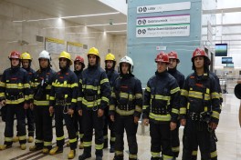 FHN metroda birgə təlim keçirib - VİDEO 