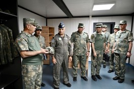 MN rəhbərliyi Hava Hücumundan Müdafiə bölmələrində yeni hərbi obyektlərə baxış keçirib- VİDEO 