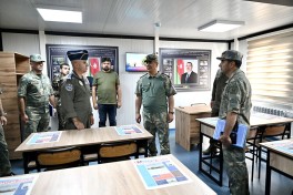 MN rəhbərliyi Hava Hücumundan Müdafiə bölmələrində yeni hərbi obyektlərə baxış keçirib- VİDEO 