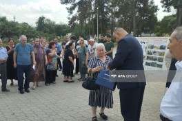 Növbəti köç karvanları Xocavəndə çatıb, açarlar təqdim edilib- YENİLƏNİB-1  - FOTO 