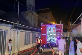 Bakıda məsciddə yanğın olub - FOTO 