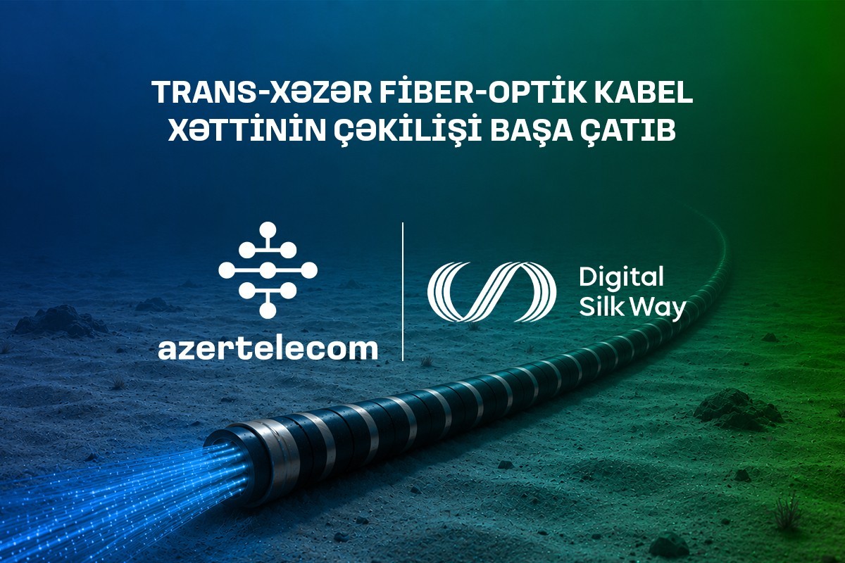 Xəzər dənizinin dibi ilə Trans-Xəzər Fiber-Optik Kabel Xəttinin çəkilişi başa çatıb