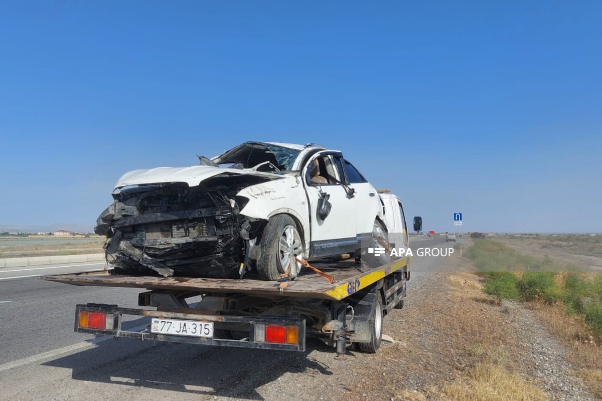 Hacıqabulda yol qəzasında bir nəfər ölüb, 1 nəfər xəsarət alıb