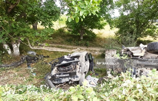 Bakı-Quba yolunda zəncirvari qəza olub, 5 nəfər xəsarət alıb- FOTO  - YENİLƏNİB 