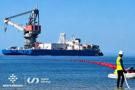 Xəzər dənizinin dibi ilə Trans-Xəzər Fiber-Optik Kabel Xəttinin çəkilişi başa çatıb