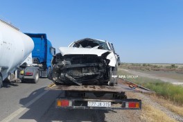 Hacıqabulda yol qəzasında bir nəfər ölüb, 1 nəfər xəsarət alıb