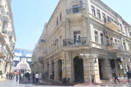 Bakının mərkəzində restoranda yanğın məhdudlaşdırılıb- YENİLƏNİB-4  - FOTO  - VİDEO 