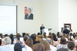 Özəl bağçaların nümayəndələri ilə maliyyələşmə müsabiqəsi ilə bağlı görüş keçirilib
