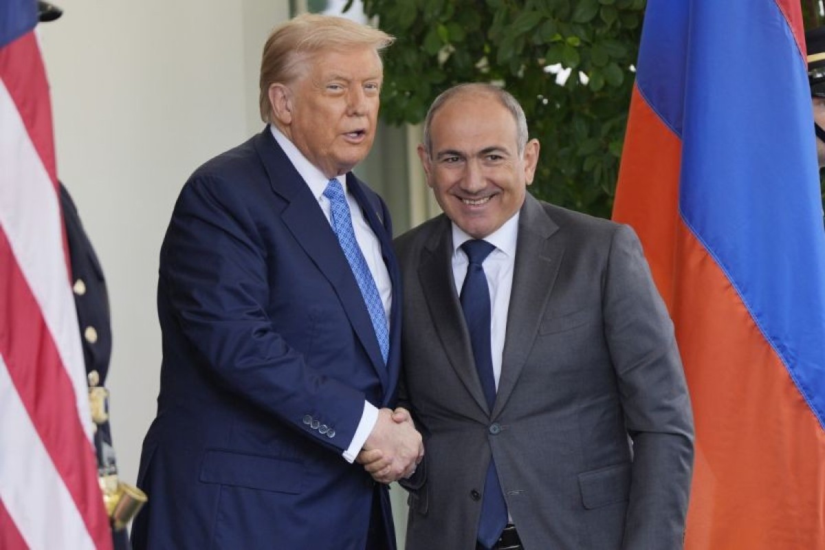 ABŞ Prezidenti Donald Tramp və Ermənistanın Baş naziri Nikol Paşinyan