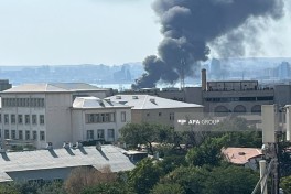Bakıda yanacaq çəni yanır  - FOTO  - VİDEO  - YENİLƏNİB -4 