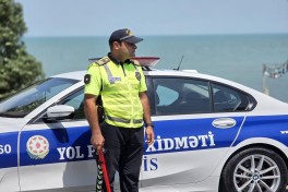 İstirahət zonalarında polisin fasiləsiz xidməti təşkil edilib - FOTO 